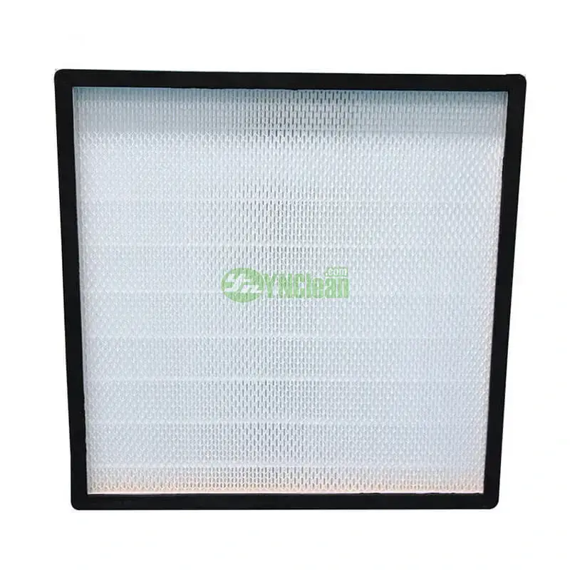 Mini Pleated HEPA And ULPA Filter Frontside