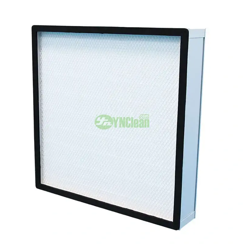 Mini Pleated HEPA And ULPA Filter Leftside