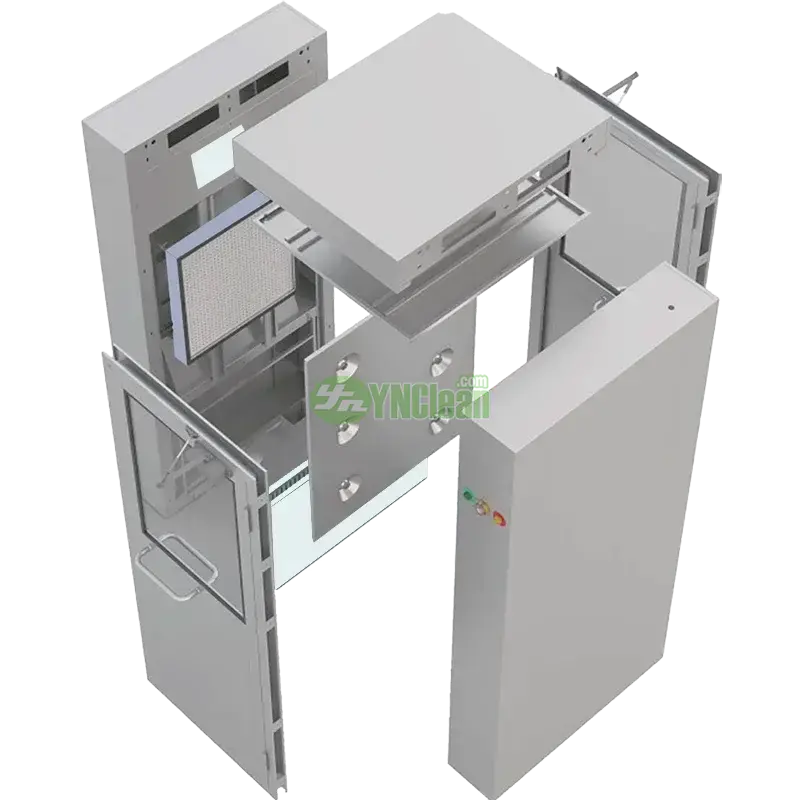 Air Shower Structure Diagram
