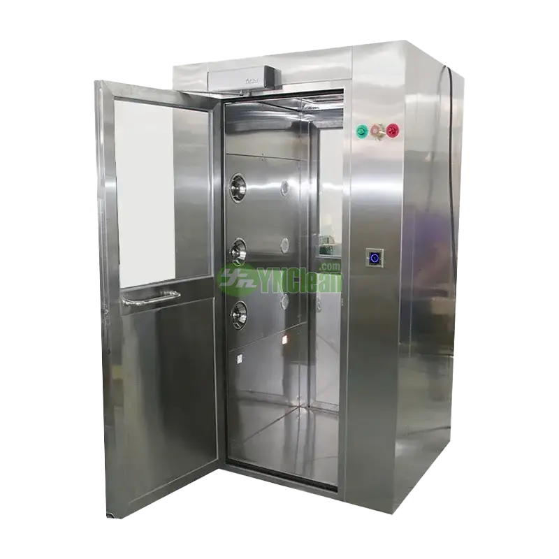 Cleanroom Air Shower with fingerprint access control