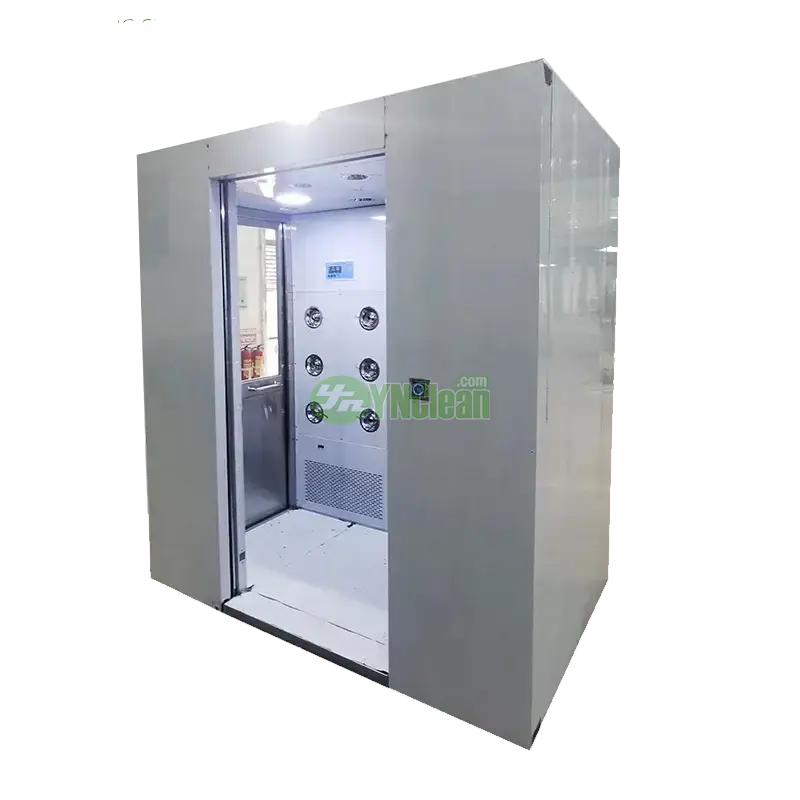 Corner Air Shower with fingerprint access control