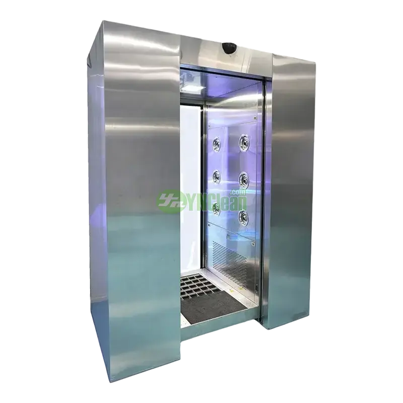 Stainless Steel Air Shower with automatic sliding door