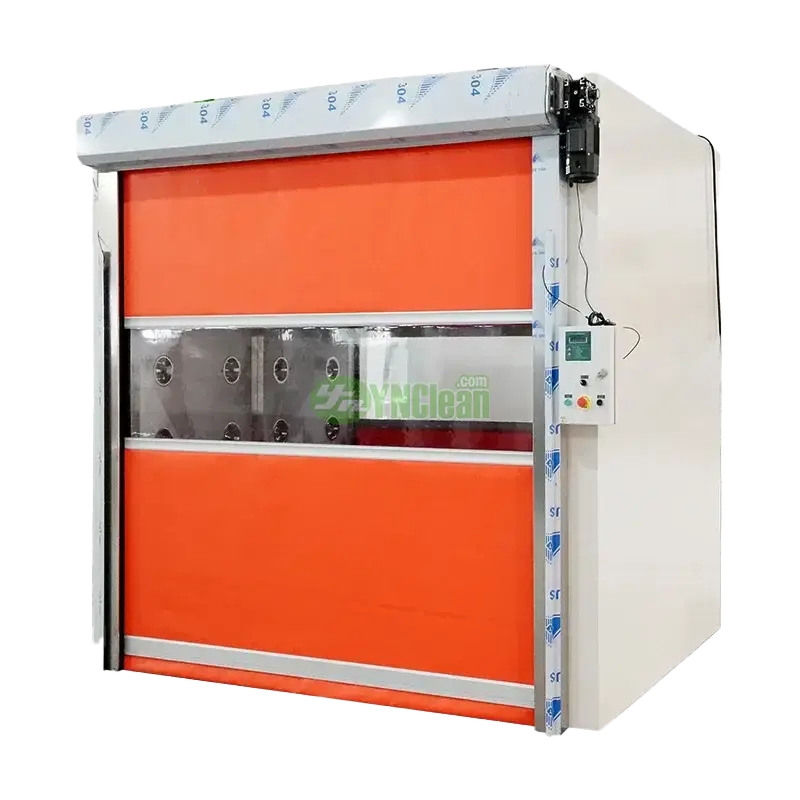 Air Shower with PVC Fast Rolling Shutter Door