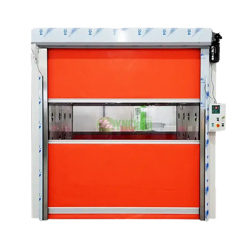 Cleanroom Air Shower PVC Fast Rolling Shutter Door