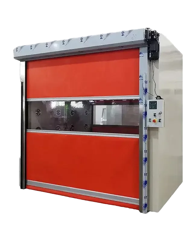 YNClean Fast PVC Shutter Door Cargo Air Shower